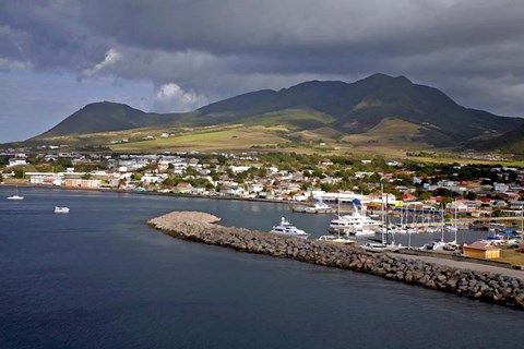 Framed St Kitts Print