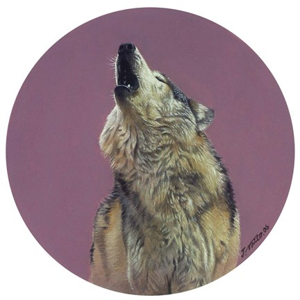 Framed Howling Print