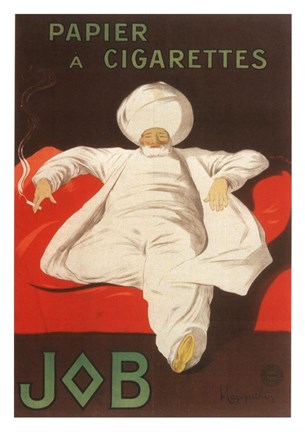 Framed Papier a Cigarettes Job Print