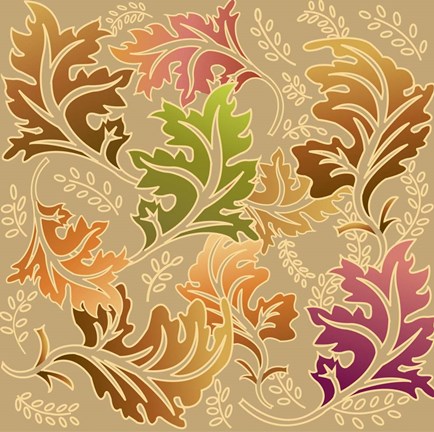 Framed Fall Flower V Print