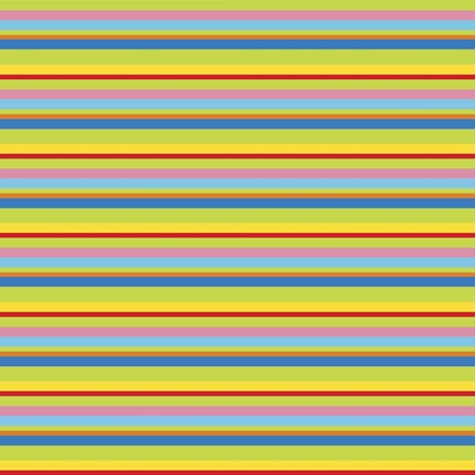 Framed Summer Fun Green Print