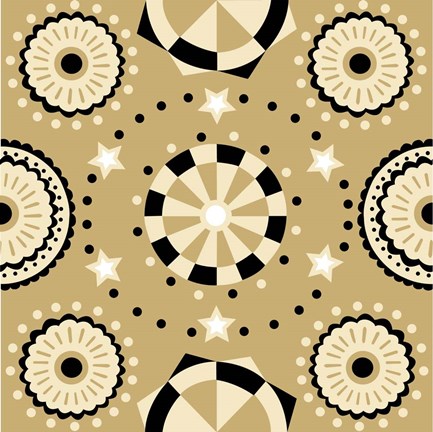 Framed Classic Medallions Print