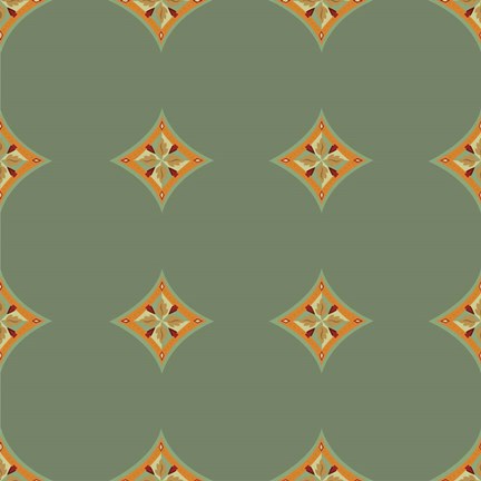 Framed Morocco Diamonds Print