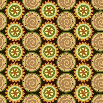 Framed Tribal Medallion II Print