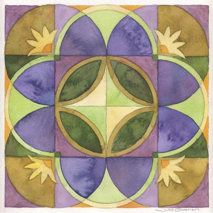 Framed Geometry &amp; Color 2 Print