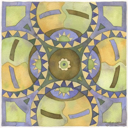 Framed Geometry &amp; Color Part 2 - # 6 Print