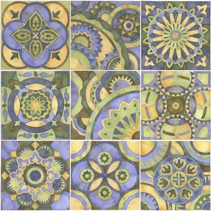 Framed Geometry &amp; Color Part 2 Print