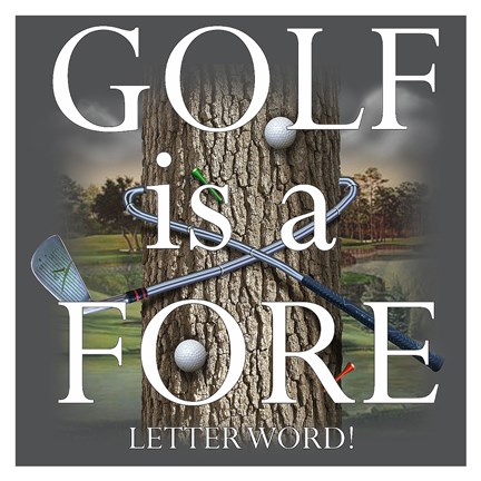 Framed Fore Letter Word Print