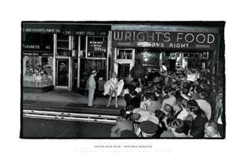 Framed Seven Year Itch - behind the camera Print