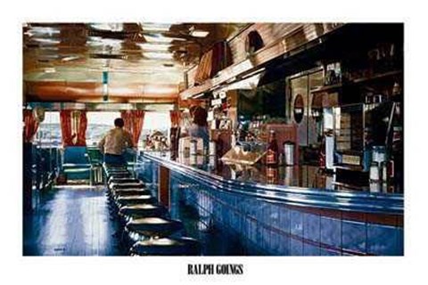 Framed Ralph's Diner Print