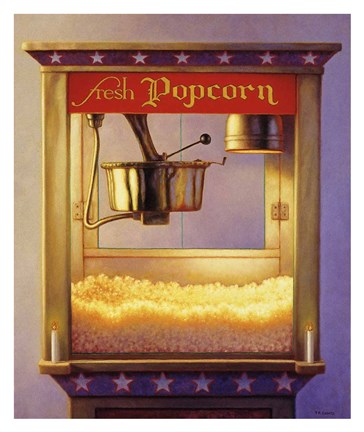 Framed Fresh Popcorn Print