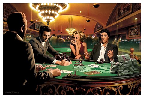 Framed Royal Flush Print