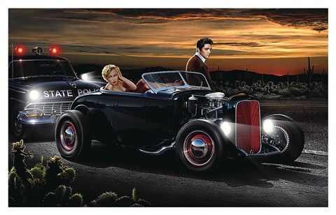 Framed Joy Ride Print