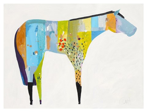 Framed Horse No. 27 Print