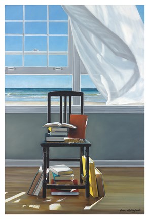 Framed Beach Scholar Print