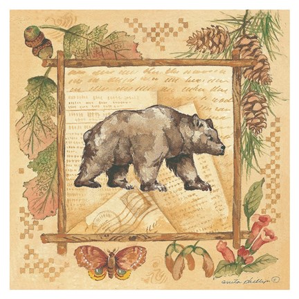 Framed Bears Print