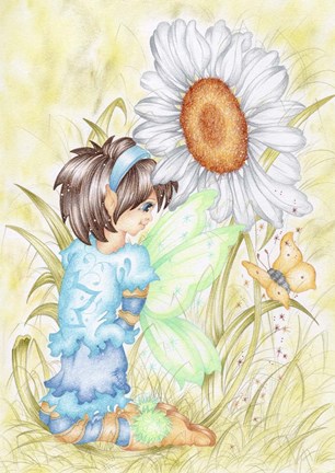 Framed Hello Fairie Print