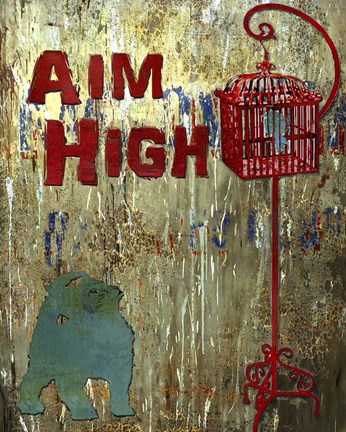 Framed Aim High Print