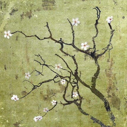 Framed Cherry Tree I Print