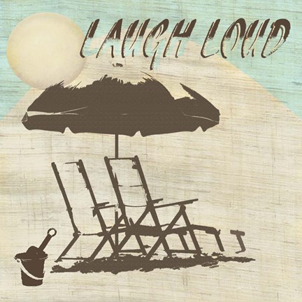 Framed Laugh Loud Print