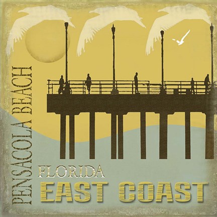 Framed Pensacola Beach Print