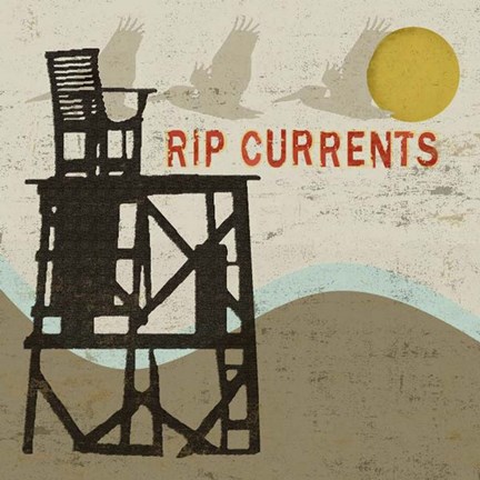 Framed Rip Currents Print