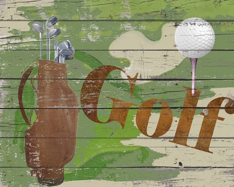 Framed Golf Print