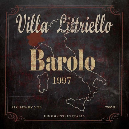 Framed Villa Littriello Print
