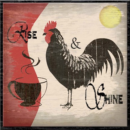 Framed Rise and Shine II Print