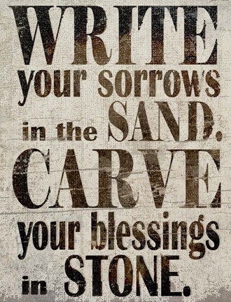 Framed Sorrows in Sand Print
