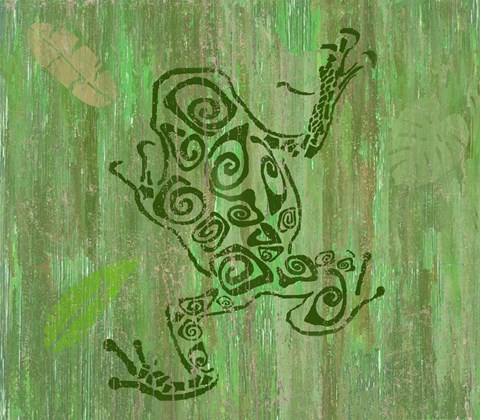 Framed Frog Print
