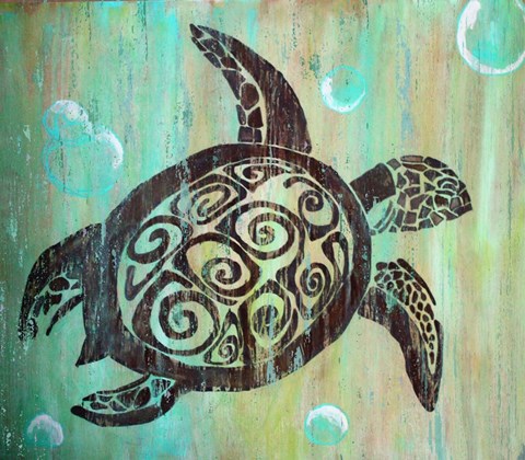 Framed Sea Turtle Print