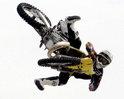 Framed Motocross II Print