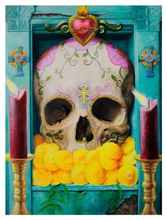 Framed Calavera Print