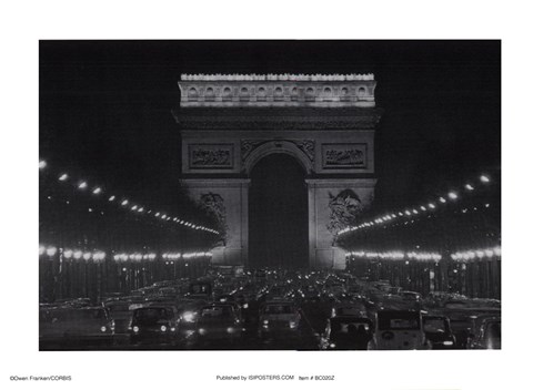 Framed Arc de Triomphe Print