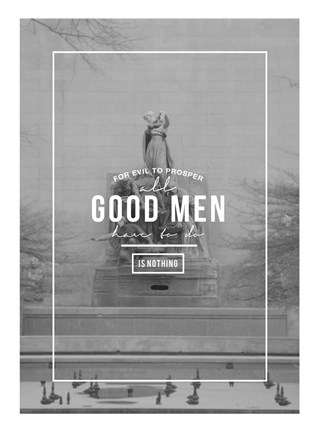 Framed Good Man Print
