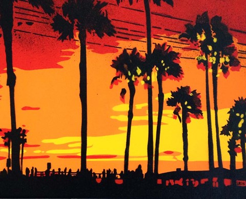 Framed California Sunrise Print