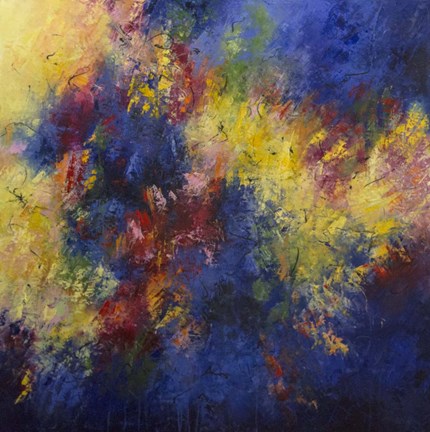 Framed Color Burst Print