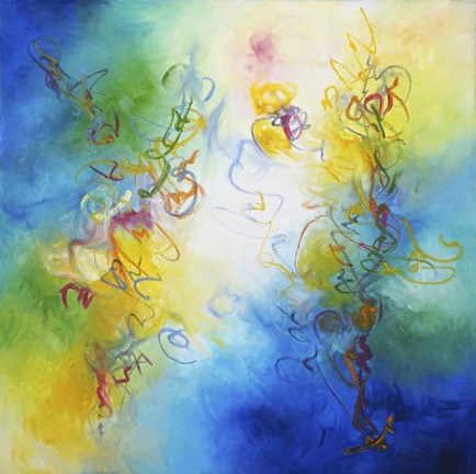 Framed Color Dances Print