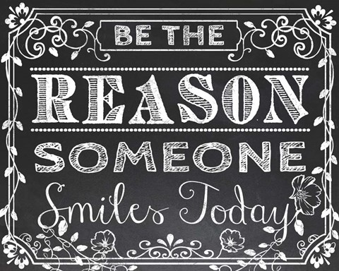 Framed Chalk Board 2 Print