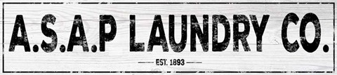 Framed ASAP Laundry Print