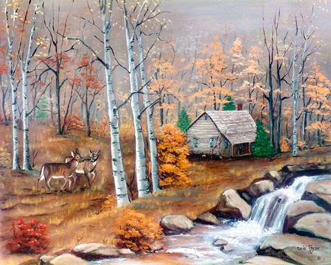 Framed Retreat Print