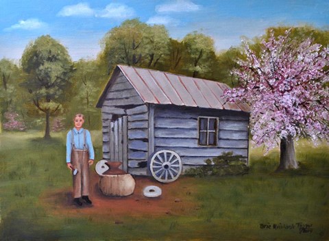 Framed Blacksmith Print