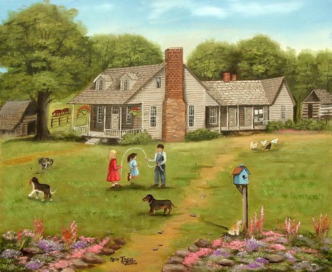 Framed Grandpa&#39;s House Print