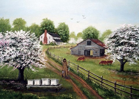 Framed Beekeeper Print