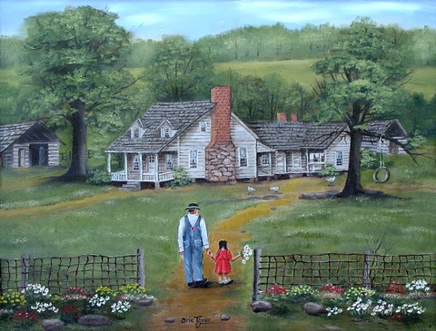 Framed Going To Grandpa&#39;s 2 Print