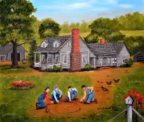 Framed Playing for Keeps Print