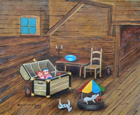 Framed Attic 2 Print