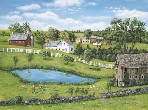 Framed Forgotten Barn Print