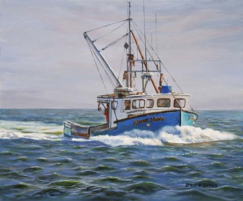 Framed Harvest Moon Print